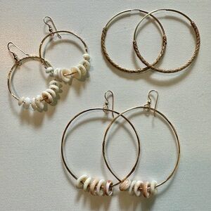 GF EARRING BUNDLE PUKA SHELL LAUHALA